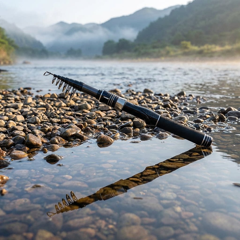 Joran Pancing Karbon Teleskopi - Carbon Fishing Rod ulasan dan harga
