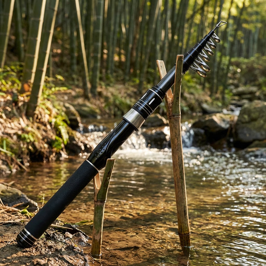 Joran Pancing Karbon Teleskopi - Carbon Fishing Rod ulasan dan harga