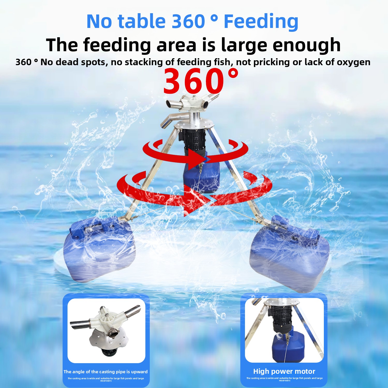 Mesin Pelempar Ikan Kolam Ikan - Fishing Equipment Manufacturers ulasan dan harga