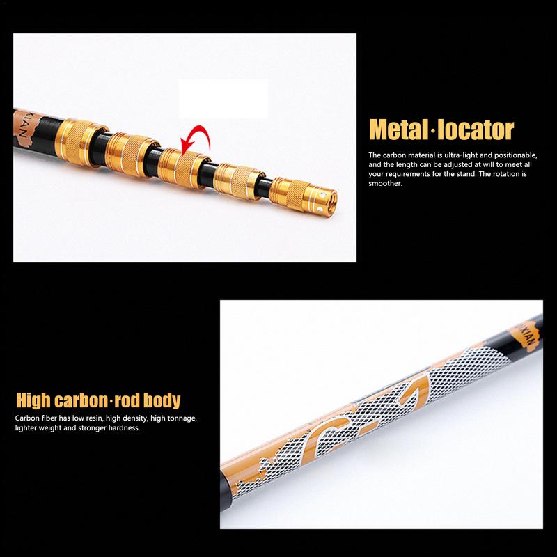 Pemegang joran pancing 360 der - Carbon Fishing Rod ulasan dan harga
