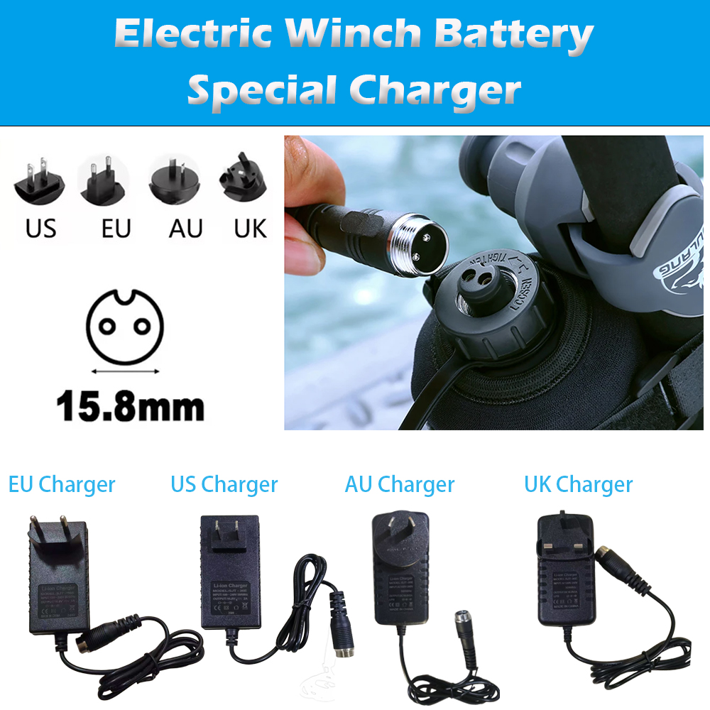Pengisi Daya Baterai Winch Lis - Fishing Equipment Uk ulasan dan harga