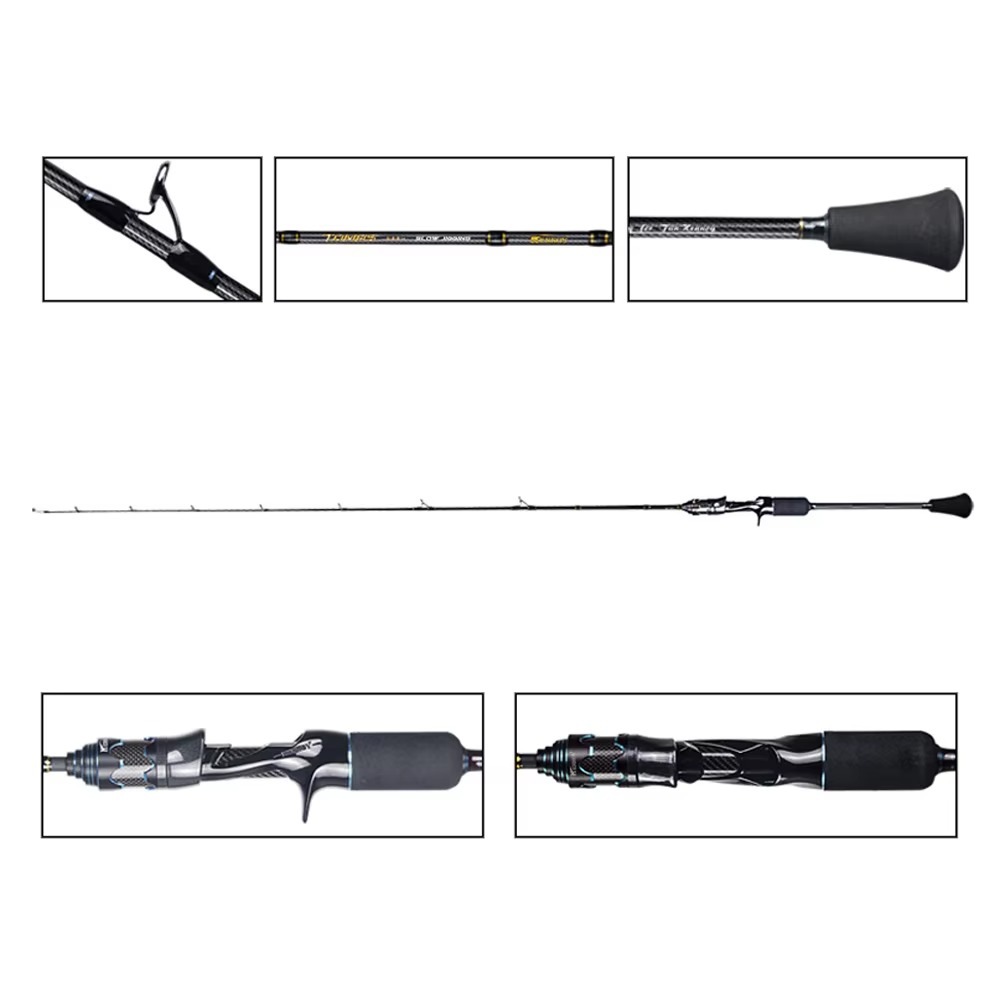 Joran Pancing Slow Jigging Kar - Carbon Fishing Rod ulasan dan harga