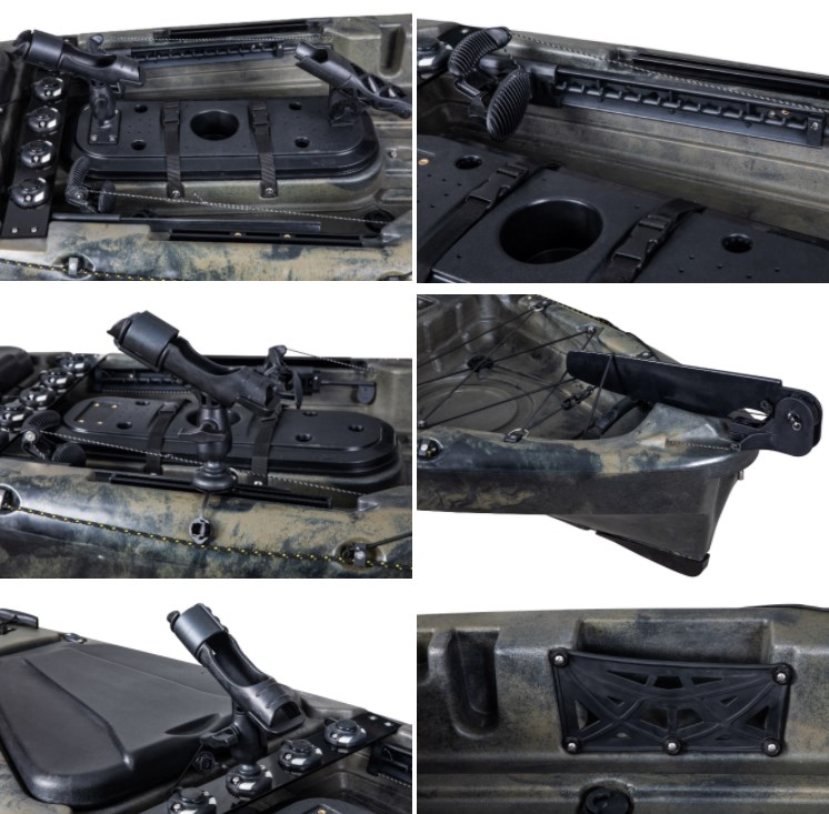 Perahu Kayak Pancing Plastik K - Rod Holder Fishing ulasan dan harga